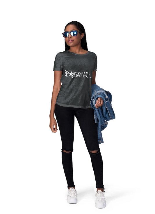 BREATHE WOMEN'S (HAND DRAWN) - BLACK