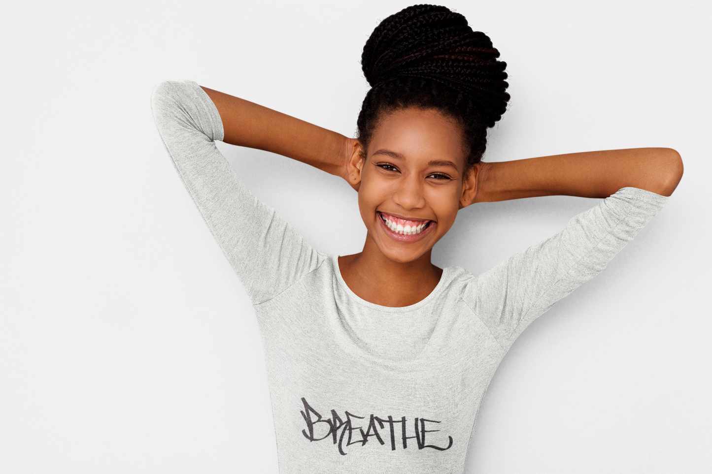 BREATHE WOMEN'S (HAND DRAWN) - WHITE