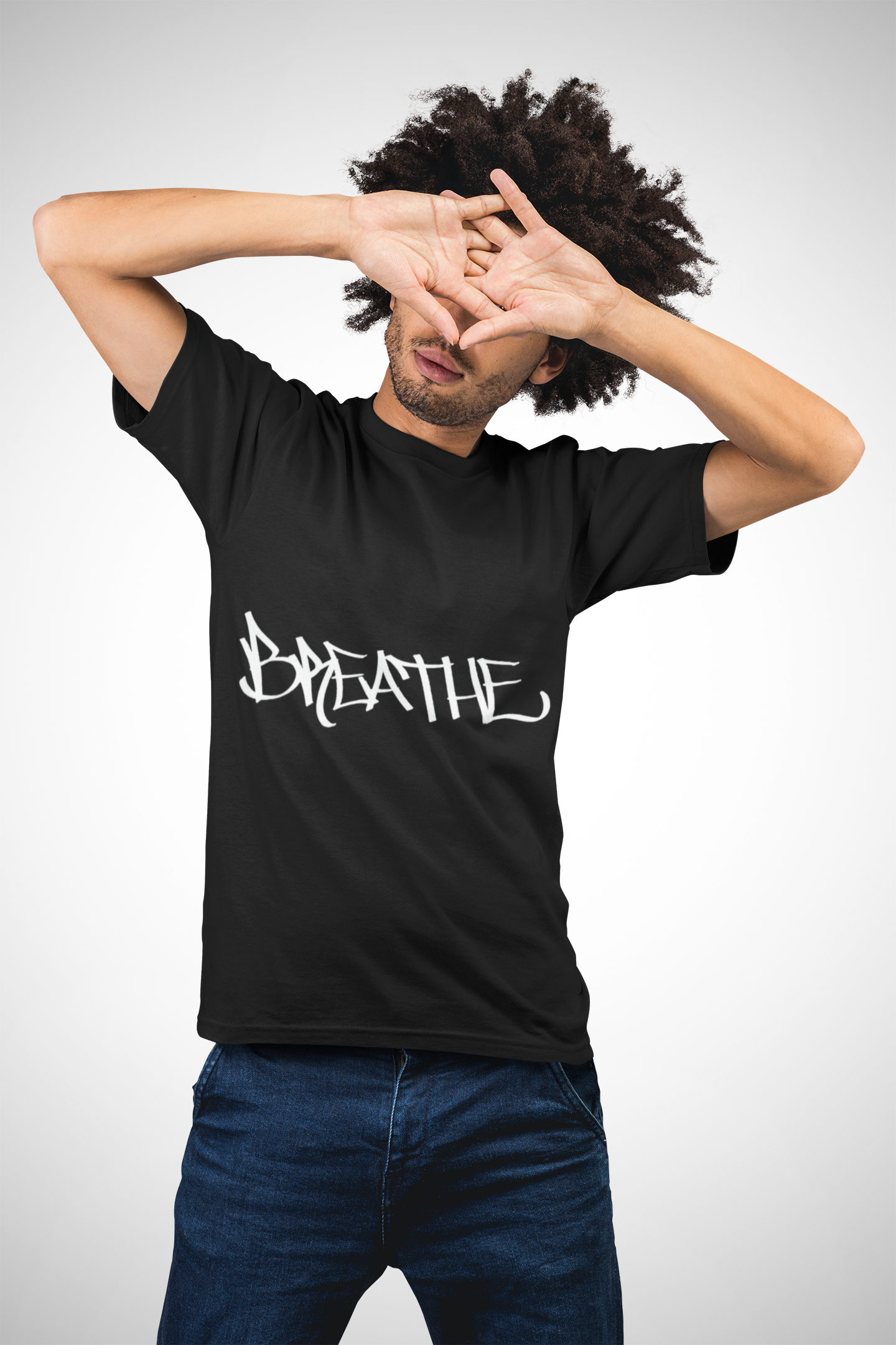 BREATHE (HAND DRAWN) BLACK