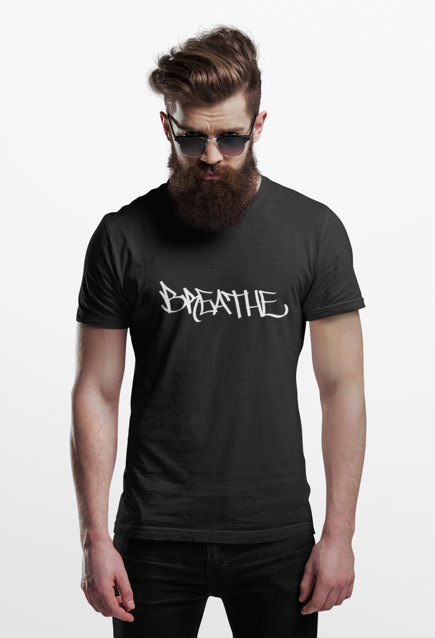 BREATHE (HAND DRAWN) BLACK