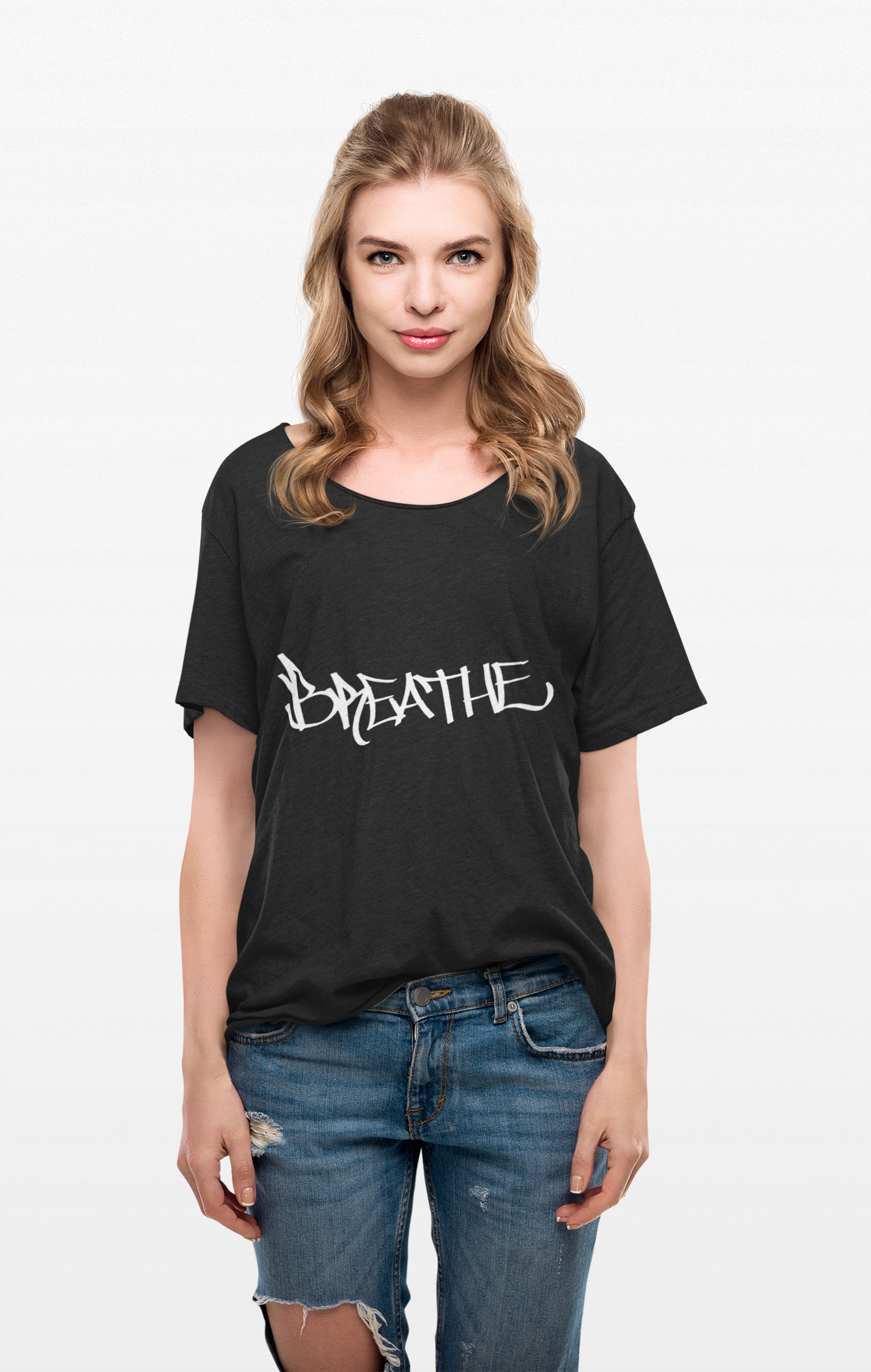 BREATHE (HAND DRAWN) BLACK