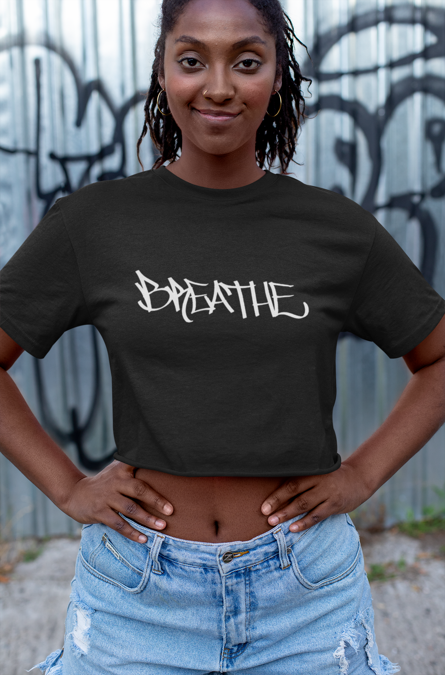 BREATHE (HAND DRAWN) BLACK