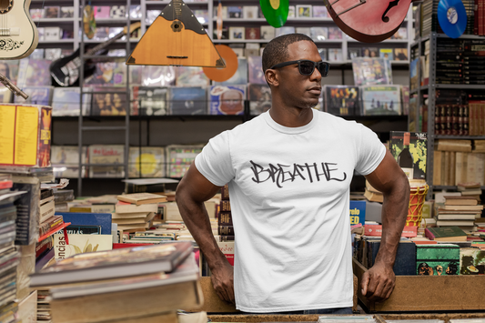 BREATHE (HAND DRAWN) WHITE
