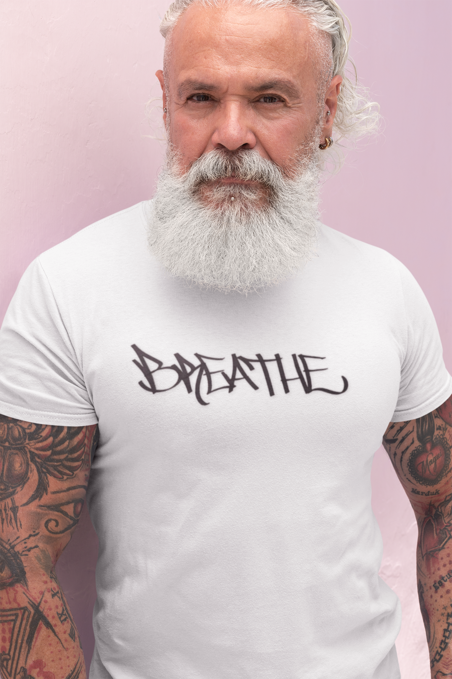 BREATHE (HAND DRAWN) WHITE