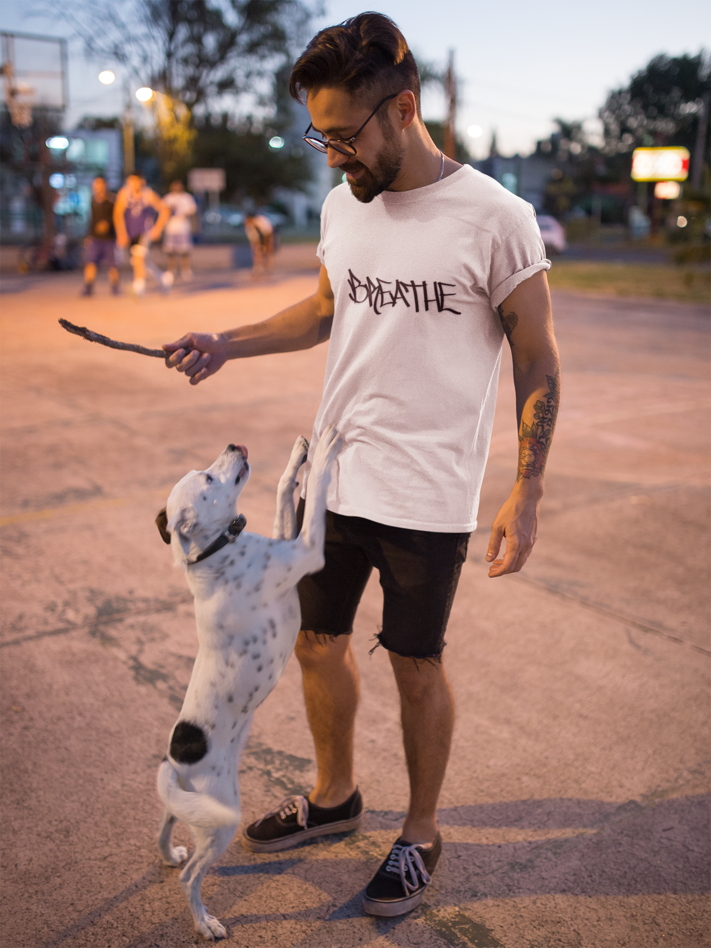 BREATHE (HAND DRAWN) WHITE