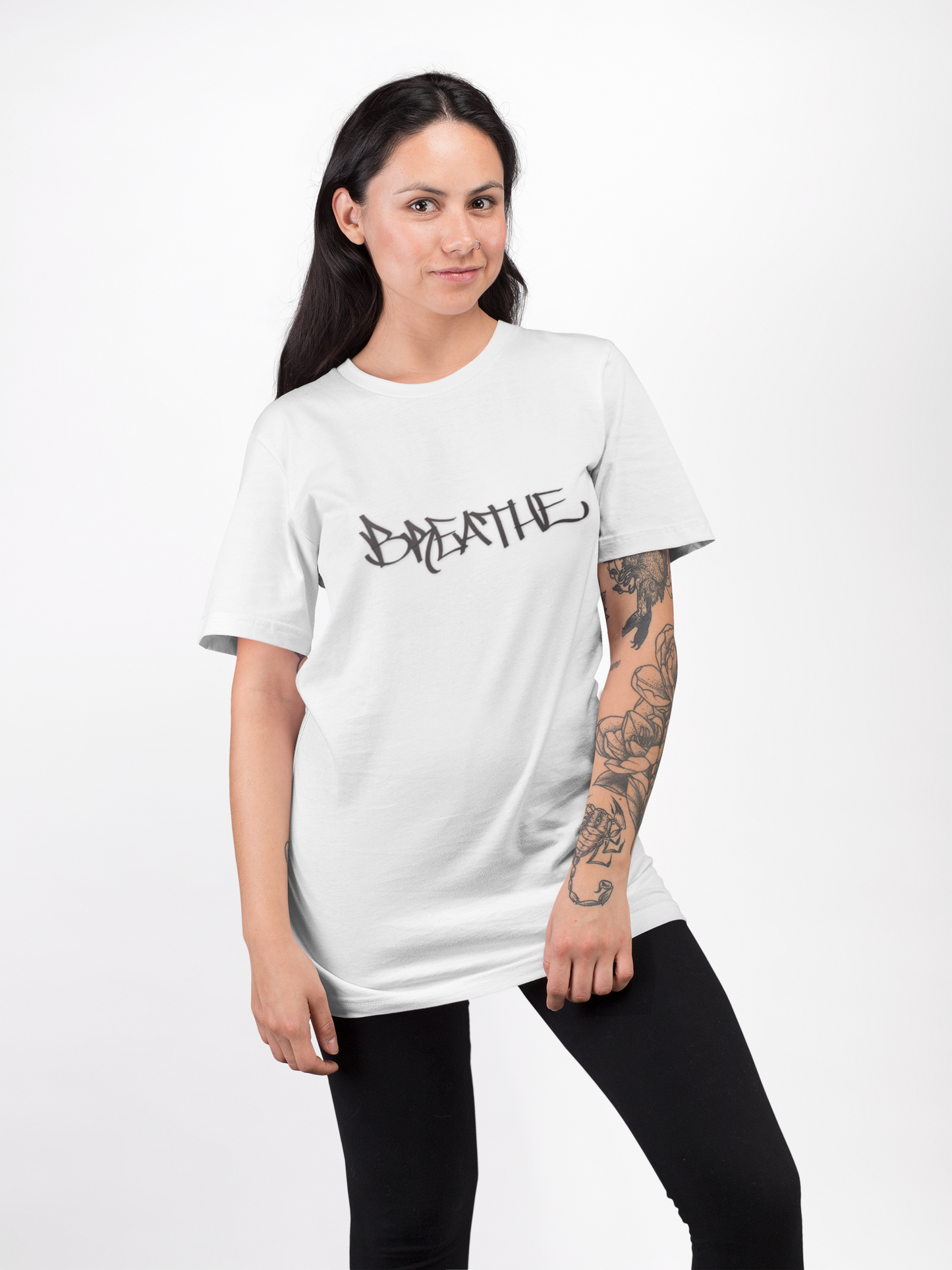 BREATHE (HAND DRAWN) WHITE