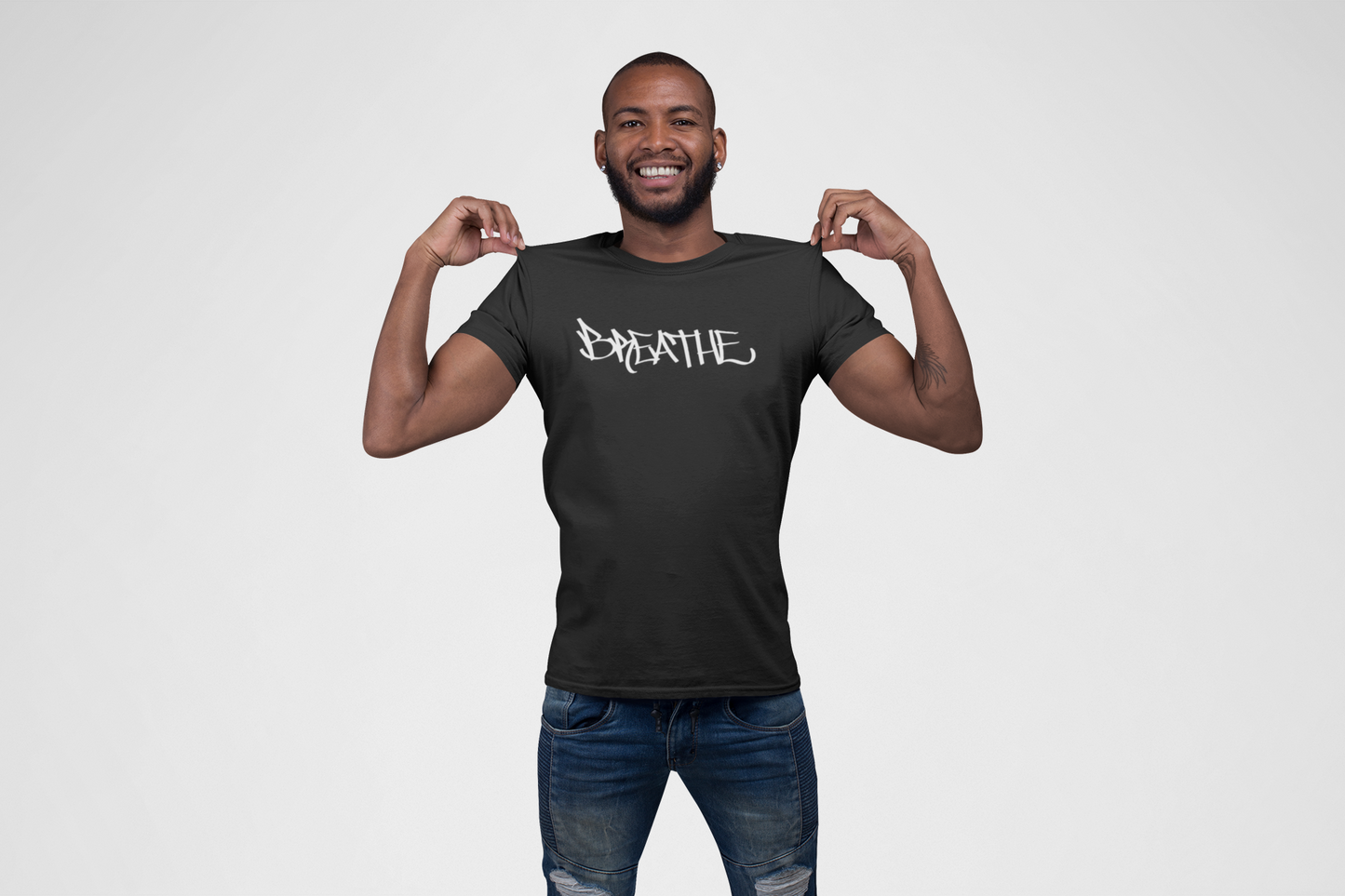 BREATHE (HAND DRAWN) BLACK