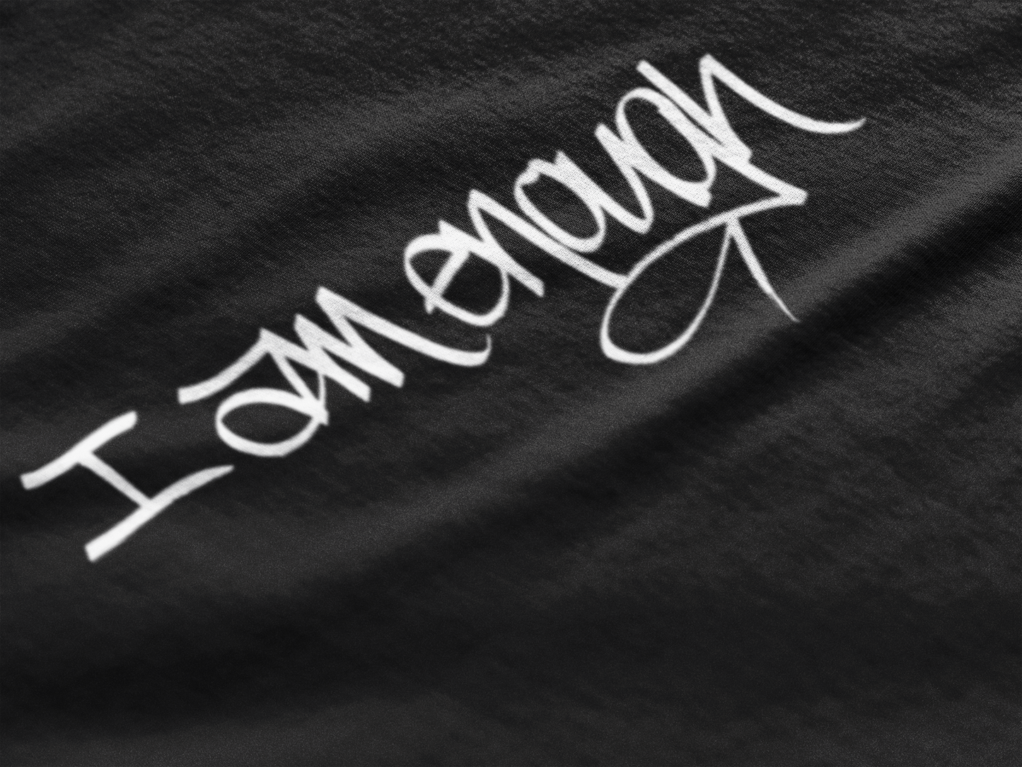I AM ENOUGH, YOU ARE ENOUGH (HAND DRAWN) BLACK
