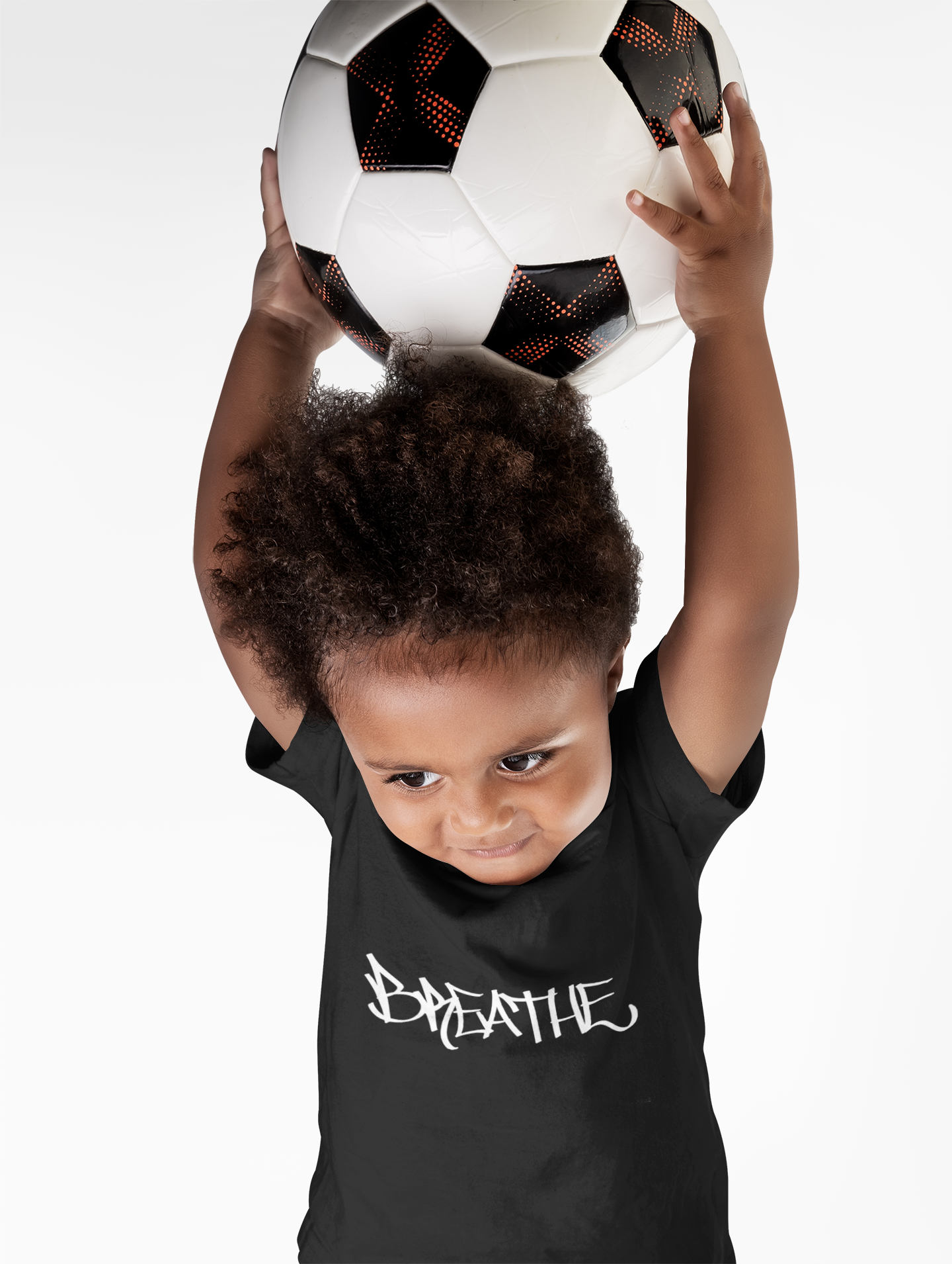 Breathe (BLACK) - FUTURE Organic Rib Baby Tee