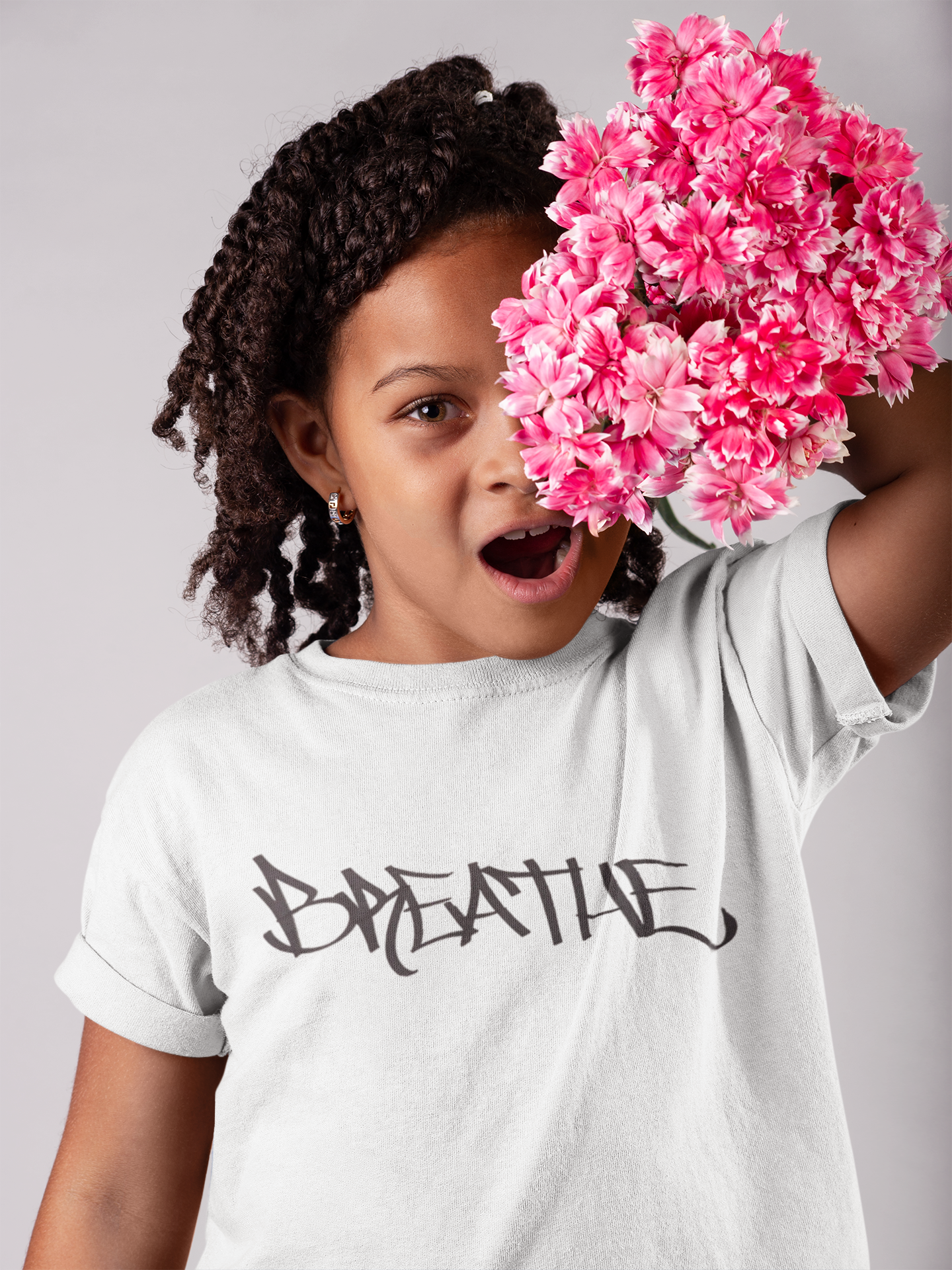 Breathe (WHITE) - FUTURE Organic Rib Baby Tee