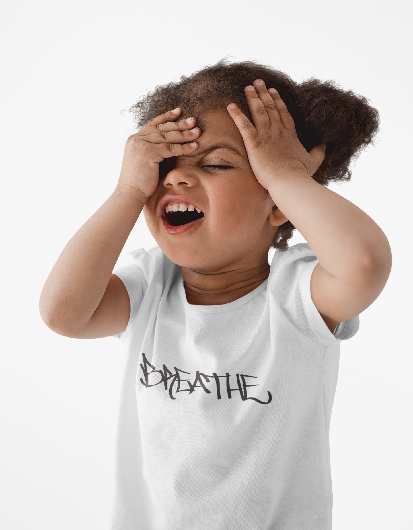 Breathe (WHITE) - FUTURE Organic Rib Baby Tee